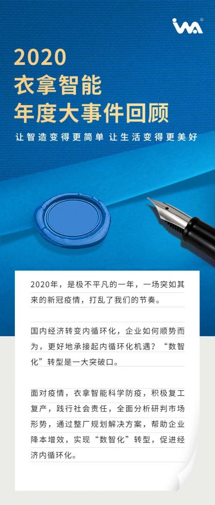 年終盤點｜衣拿智能2020年度大事件回顧！這一年，不簡單！